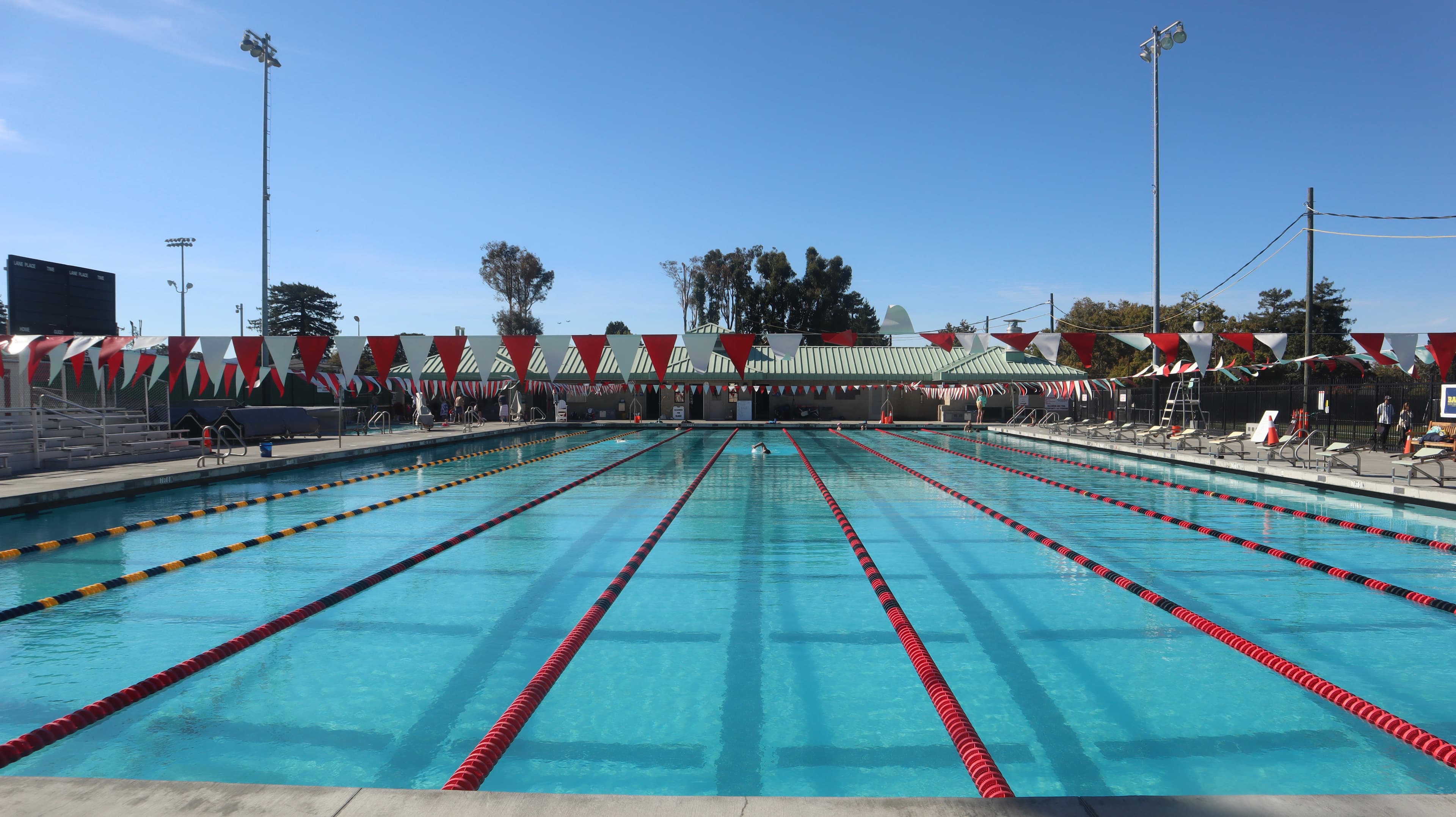Long course pool configuration